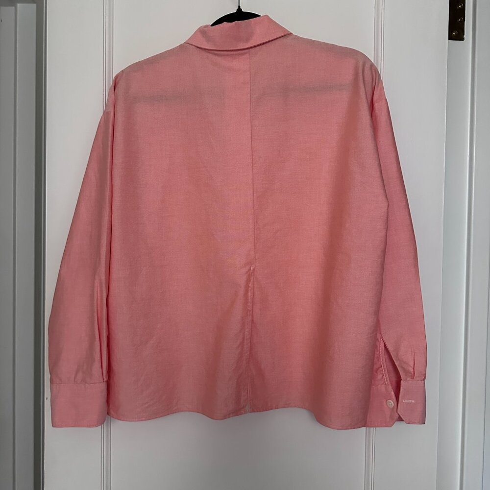 Djerf Avenue Breezy shirt in apricot, size S ~ pre-owned - Picture 5 of 8